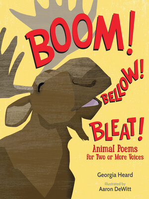 cover image of Boom! Bellow! Bleat!